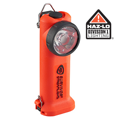 SURVIVOR® RIGHT ANGLE LIGHT :: RECHARGEABLE OR ALKALINE
