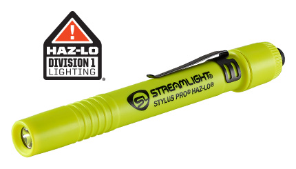 Streamlight® Introduces the Stylus Pro® HAZ-LO® Flashlight