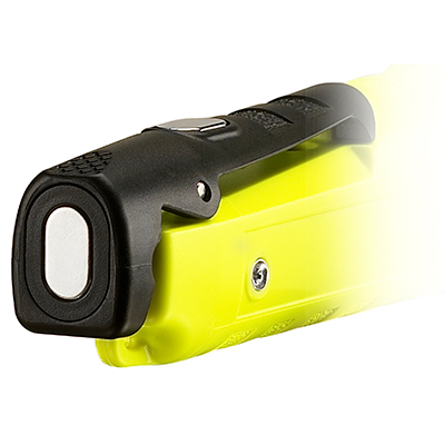 Streamlight 68780 Streamlight Dualie 3 AA Intrinsically safe LED Flashlight  245 Lumens, Output Modes Spot 140 lumens, Flood 140 lumens, and Combo 245  lumens, Class 1 Div 1 Rated, with Magnet Clip and Lanyard, Yellow (without  batteries)