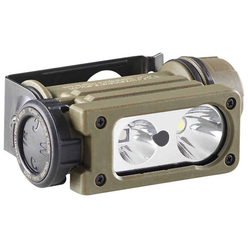 Coyote Streamlight Sidewinder Compact III Military hands-free light, part 14516