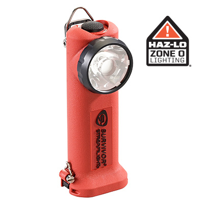 SURVIVOR® RIGHT ANGLE  ATEX LIGHT :: RECHARGEABLE OR ALKALINE