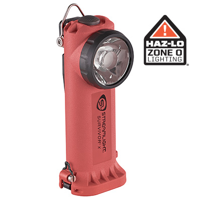 SURVIVOR® X RIGHT ANGLE ATEX LIGHT :: RECHARGEABLE OR ALKALINE