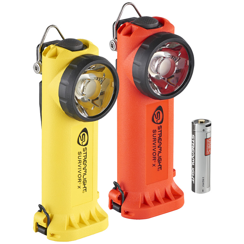 SURVIVOR® X USB LUCE AD ANGOLO RETTO