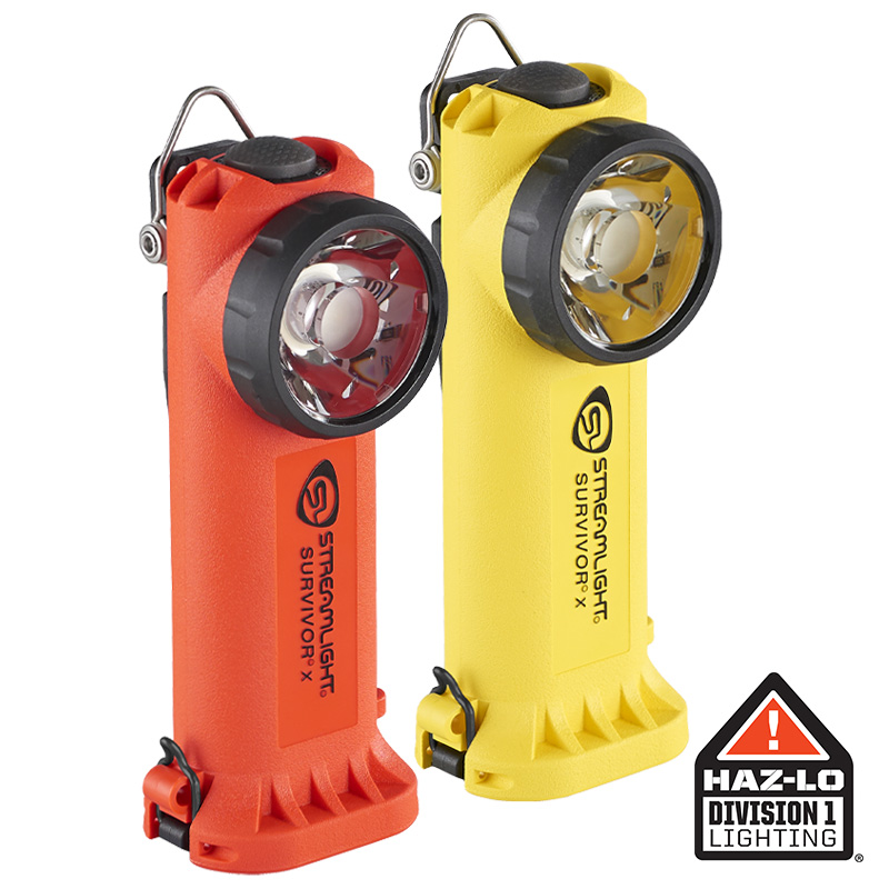 SURVIVOR® X LUZ DE ÂNGULO RETO :: RECARREGÁVEL OU ALCALINO