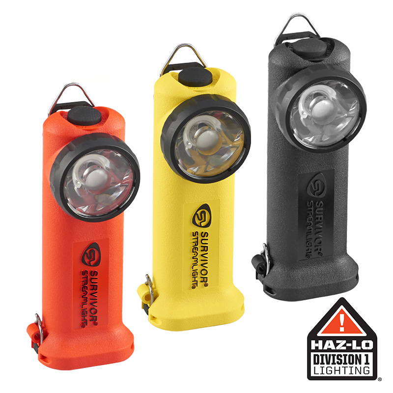 SURVIVOR® RECHTSHOEKLICHT :: OPLAADBAAR OF ALKALINE