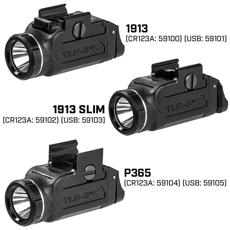 TLR-3®X | Compact Multi-Fuel Weapon Light | Streamlight®