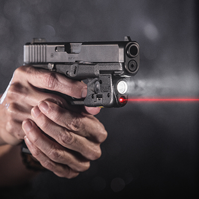 Details about   TLR-6 Fits Glock 17/22 & 19/23 Black White LED Combo w Red Laser Batt Included 