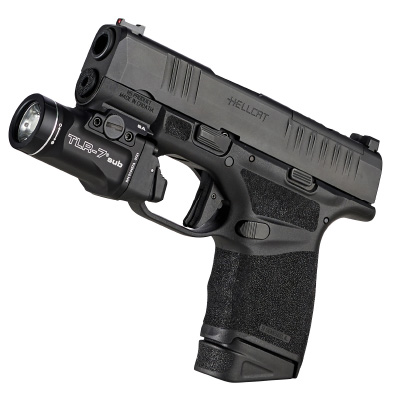 Includes Mounting Kit with Key and CR123A Lithium Battery Box Packaged Streamlight 69401 TLR-7 Sub 500 Lumens Compact Rail Mounted Tactical Light For Sig Sauer P365 and Sig Sauer P365 XL Black 