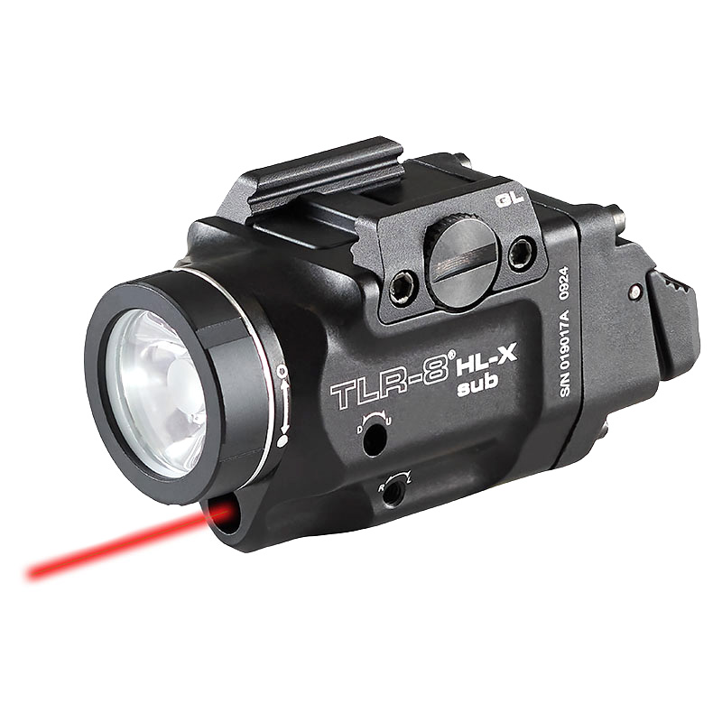 TLR-8® HL-X SUB GUN LYS MED RØD LASER
