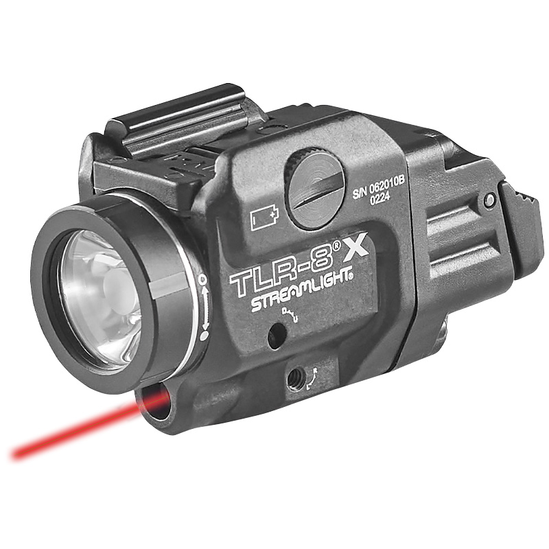 LUZ PARA ARMAS TLR-8® X CON LÁSER ROJO