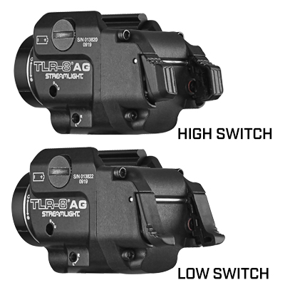 TLR-8®A G GUN LIGHT WITH GREEN LASER AND REAR SWITCH OPTIONS
